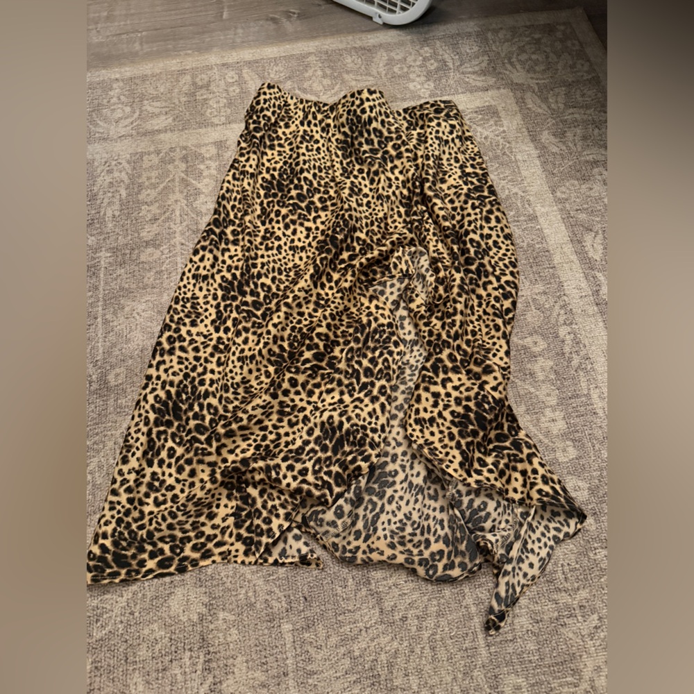 Leopard Print Skirt